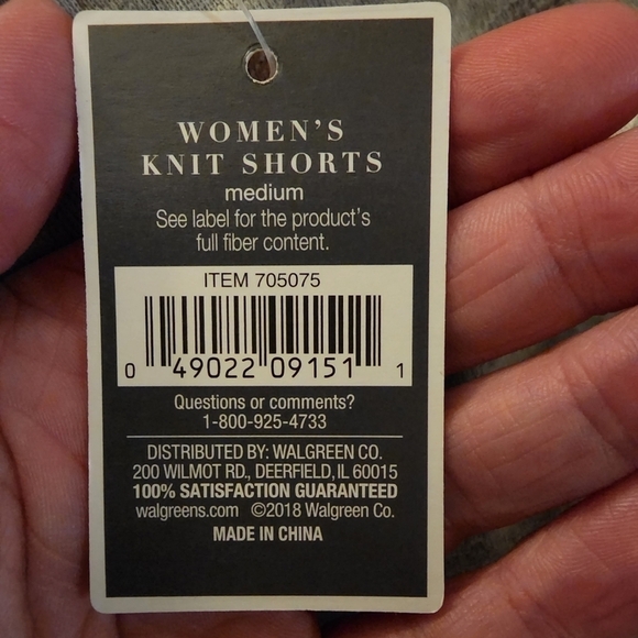 NWT West Loop Athletic Grey Knit Shorts Women's Medium M Drawstring Gym New - Picture 6 of 6